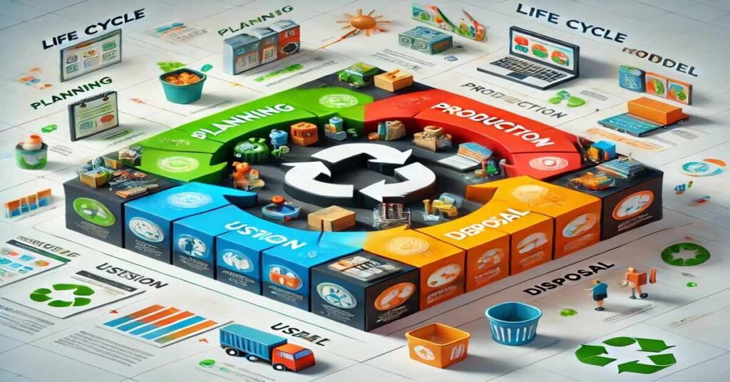 life cycle model four sided box